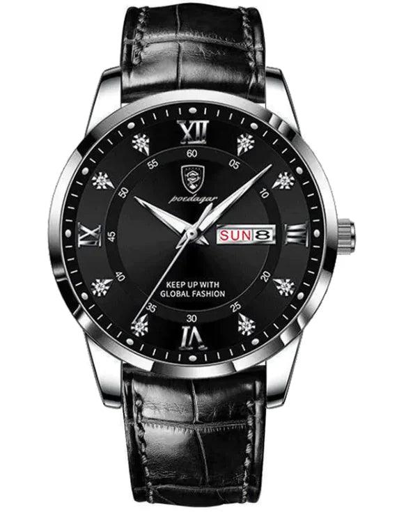 Luminous Men's Waterproof Dual Calendar Watch - MANDOTOS