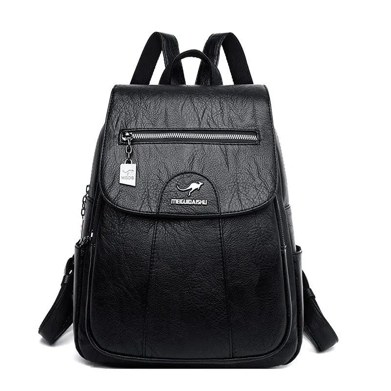Luxury Embossed Leather Backpacks - MANDOTOS