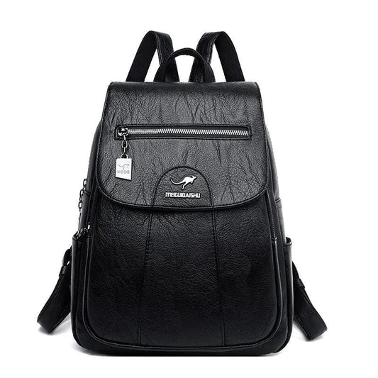 Luxury Embossed Leather Backpacks - MANDOTOS