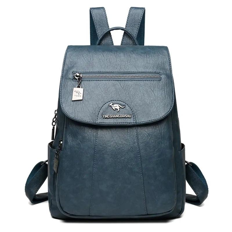 Luxury Embossed Leather Backpacks - MANDOTOS