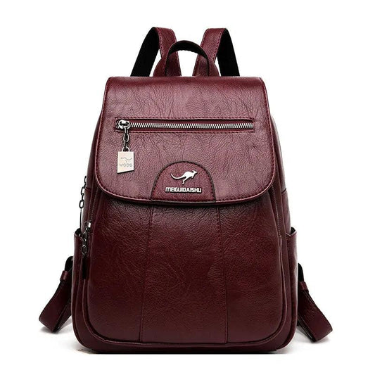 Luxury Embossed Leather Backpacks - MANDOTOS