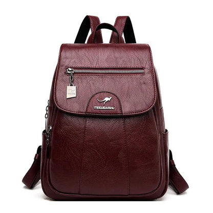 Luxury Embossed Leather Backpacks - MANDOTOS
