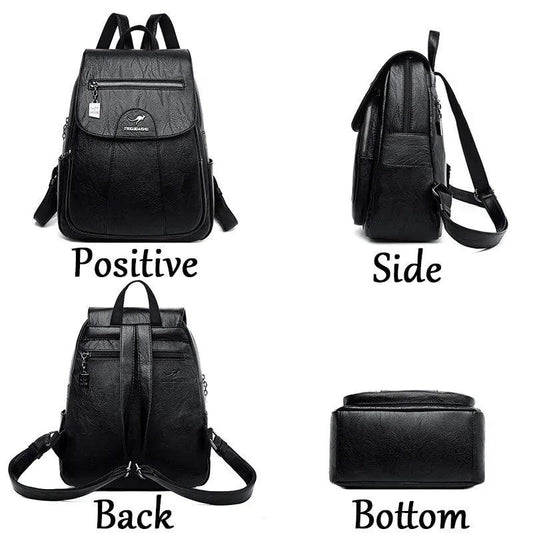 Luxury Embossed Leather Backpacks - MANDOTOS