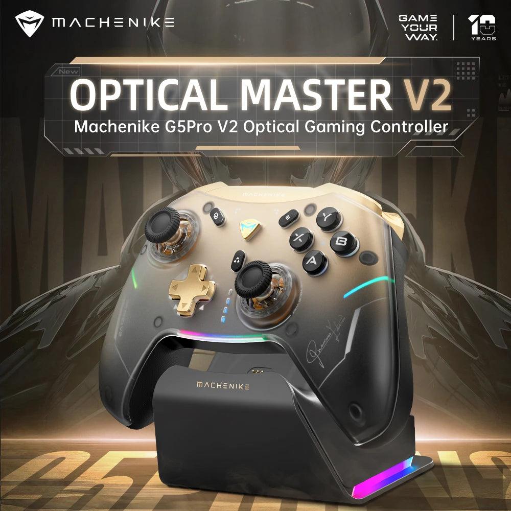MACHENIKE G5Pro V2 Ultimate Gaming Controller Optical Trigger ABXY Button Hot-Swappable Joystick 4K Resolution For Switch PC - MANDOTOS
