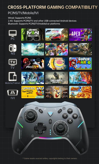 MACHENIKE G5Pro V2 Ultimate Gaming Controller Optical Trigger ABXY Button Hot-Swappable Joystick 4K Resolution For Switch PC - MANDOTOS