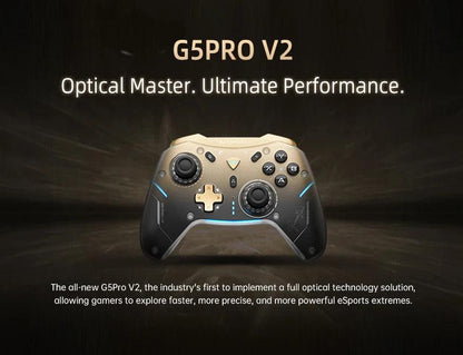MACHENIKE G5Pro V2 Ultimate Gaming Controller Optical Trigger ABXY Button Hot-Swappable Joystick 4K Resolution For Switch PC - MANDOTOS