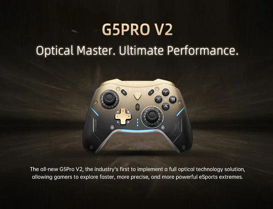 MACHENIKE G5Pro V2 Ultimate Gaming Controller Optical Trigger ABXY Button Hot-Swappable Joystick 4K Resolution For Switch PC - MANDOTOS