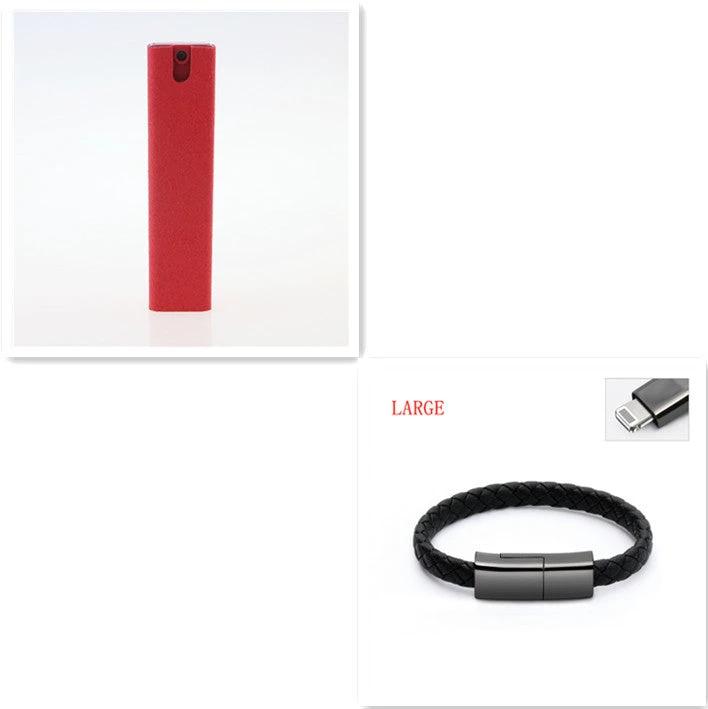 Mandotos 2-in-1 phone and computer screen cleaner kit with microfiber cloth for dust removal and screen cleaning.