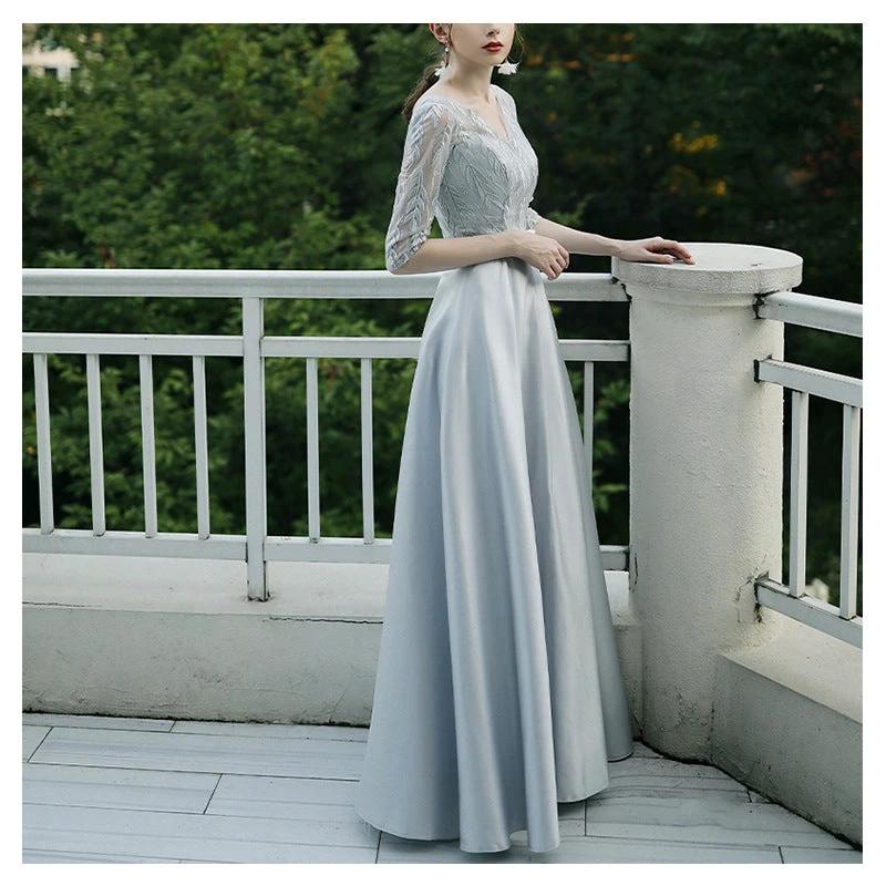 Elegant MANDOTOS women's evening dress for banquets and parties, featuring a stylish and sophisticated design.
