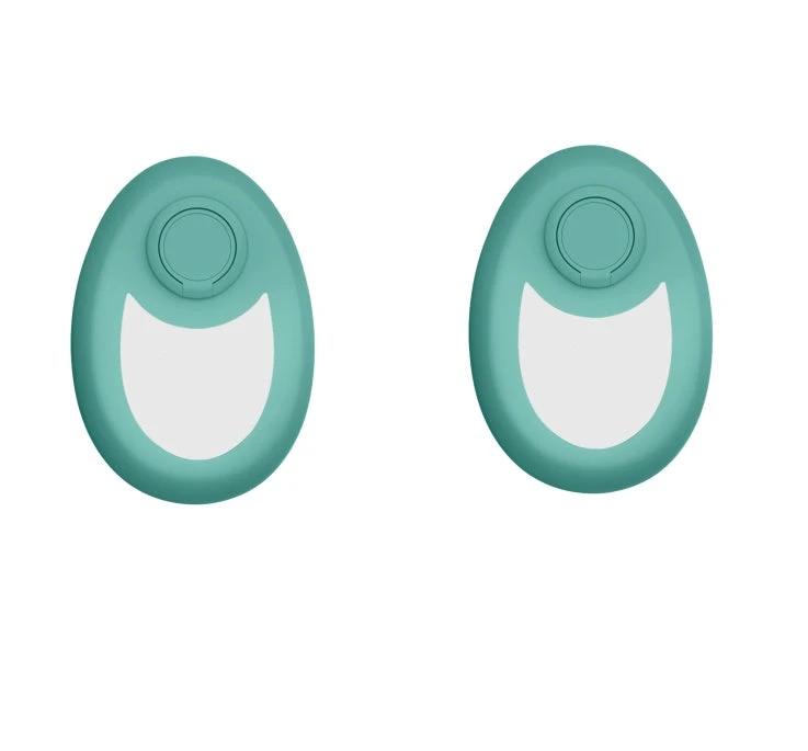 Mandotos CJEER upgraded crystal hair removal magic eraser for women and men, showing the sleek, transparent hair removal device.