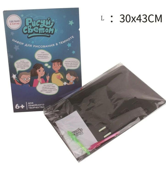 Mandotos 3D magic drawing pad with light effects, educational puzzle board and sketchpad for creative learning and art activities.