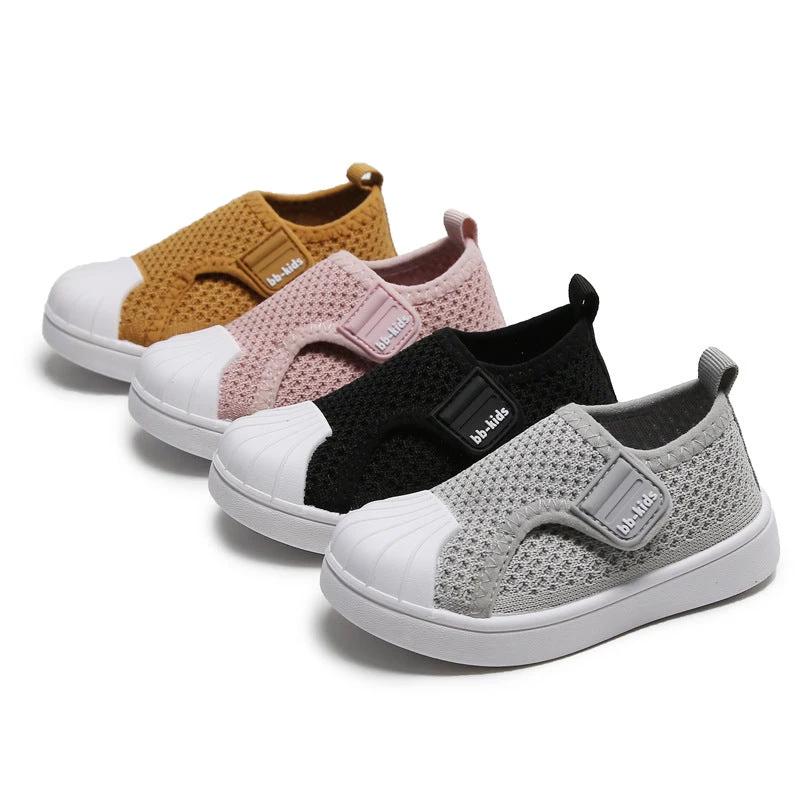 Mandotos girls and boys casual spring shoes with soft bottoms, non-slip sole, comfortable toddler sneakers for infants and kids
