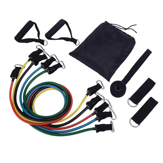 Portable fitness rally equipment from MANDOTOS, featuring compact design and colorful workout accessories for on-the-go exercise.