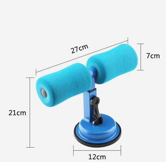 Mandotos Sit Up Bar Trainer mounted on a doorway, designed for abdominal exercises and core strengthening.