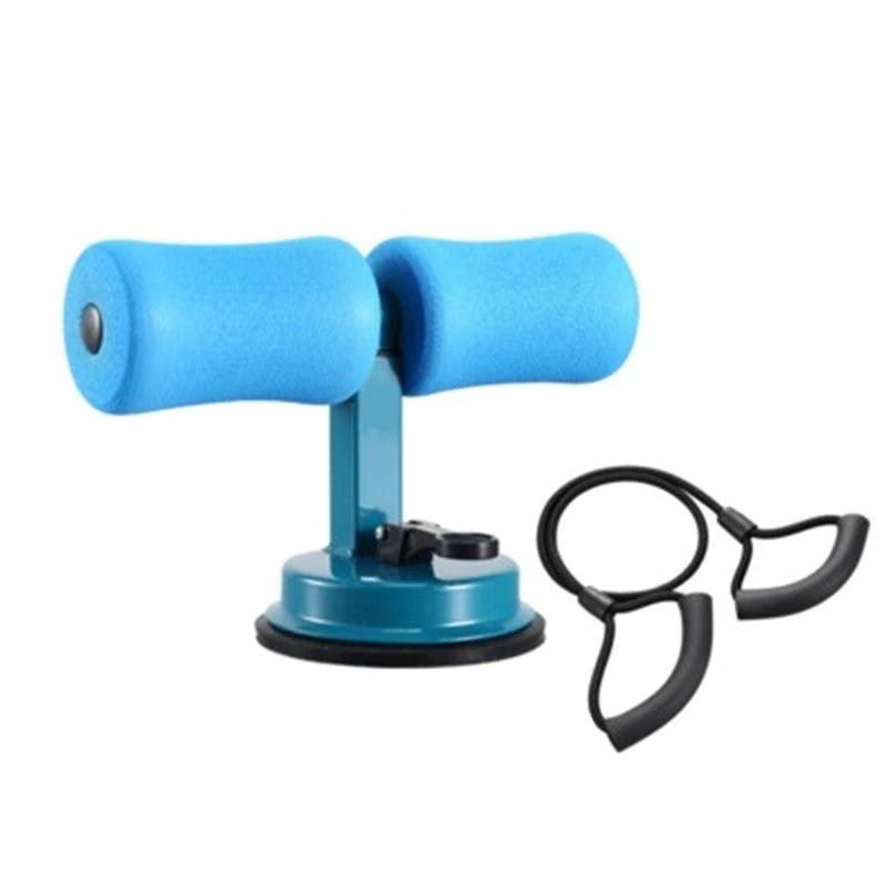 Mandotos Sit Up Bar Trainer for abdominal workouts, featuring sturdy metal frame and foam grips for comfort.