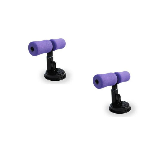 Mandotos Sit Up Bar Trainer for abdominal exercises, featuring sturdy metal construction and foam grips for comfort.