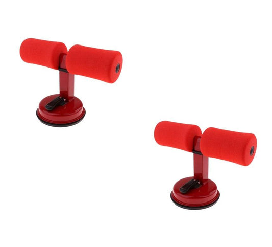 Mandotos Sit Up Bar Trainer for core exercises, featuring a sturdy metal frame and foam grips for comfortable workout support.