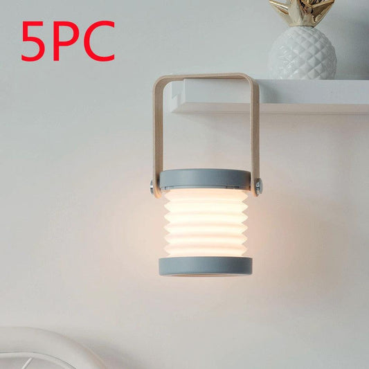Mandotos USB rechargeable night light with touch control in elegant white, green, gray, or red limited edition colors.