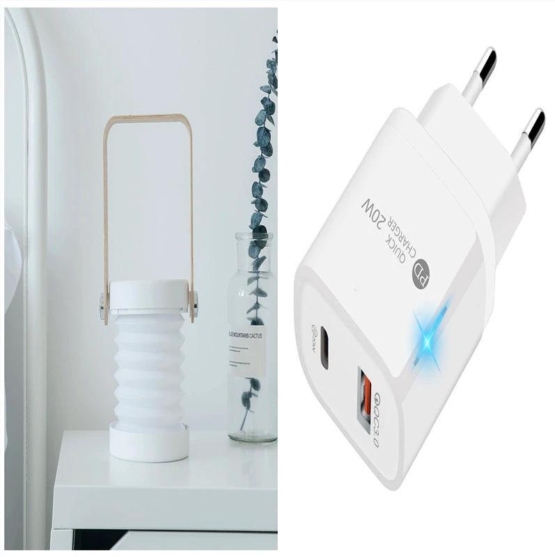 Mandotos USB rechargeable night light with touch control in elegant white, green, gray, or red limited edition design.