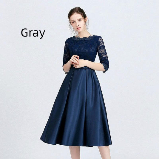Mandotos casual mid-length evening dress for women, featuring a versatile design with a stylish fit and elegant appearance.