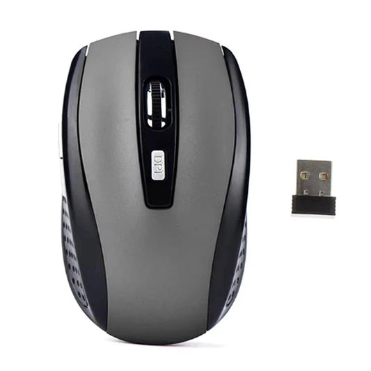 Mandotos 2.4G wireless Bluetooth ergonomic mouse with 800/1200/1600 DPI, 6 mute buttons, suitable for MacBook, tablets, and laptops.