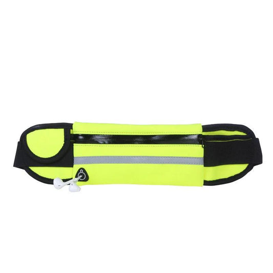 Mandotos fitness waist bag with pocket, slim running and jogging belt for hiking, cycling, workout, and sports activities.