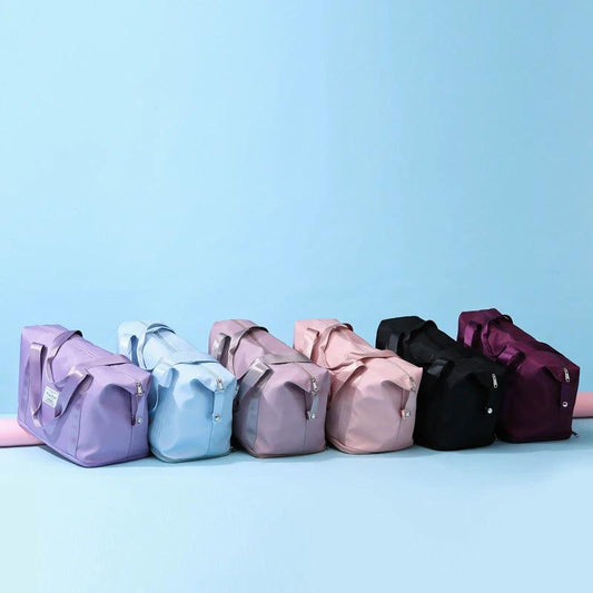 Mandotos large capacity travel and gym shoulder bag for workout, yoga, and outdoor use, with multiple compartments and durable design.