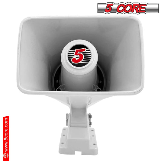 Mandotos 5Core Universal PA Horn Speaker 50W with 6x4 inch design, used for public address and sound amplification.