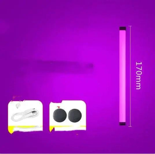 MANDOTOS adjustable portable LED fill light showing customizable brightness and color settings for photography or videography.