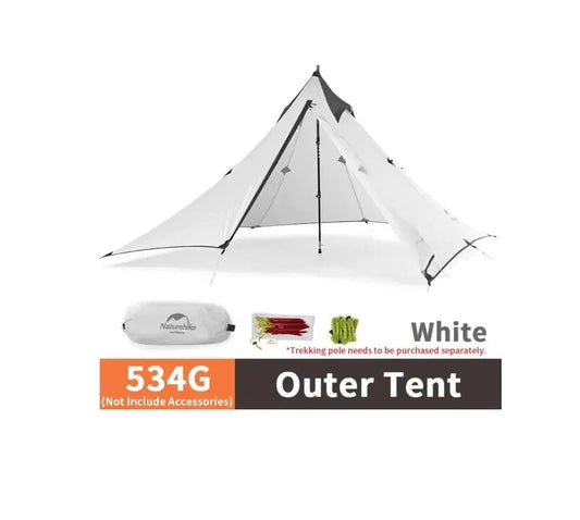 Mandotos Adventure Comfort Camping Tent set up outdoors, featuring durable fabric, mesh windows, and a spacious interior for camping.