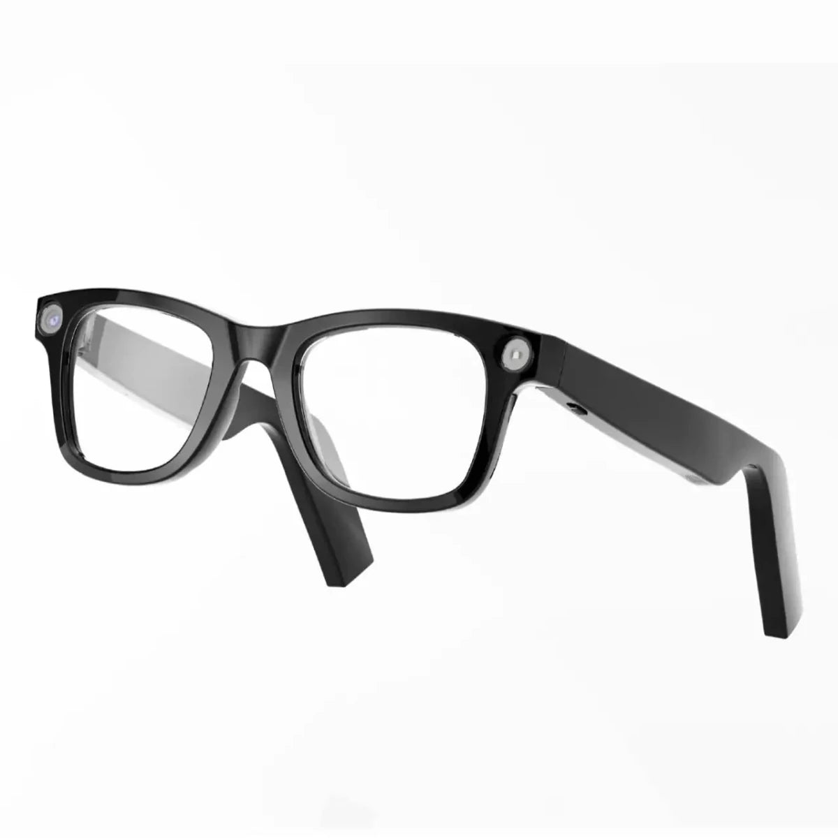 Mandotos AI Camera Smart Glasses with built-in camera, sleek design, and adjustable frames for hands-free photography and video recording.