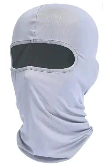 Mandotos Alpine full face cover in black, designed for outdoor protection, featuring a snug fit and breathable fabric.