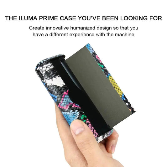 Mandotos animal snake leather case featuring a textured snake skin pattern, designed for stylish storage and protection of your device.