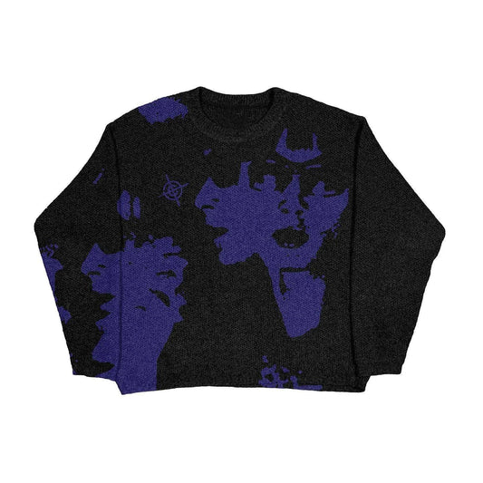 Mandotos women's autumn and winter sweater in cozy knitted fabric, featuring a stylish fit and seasonal color options.