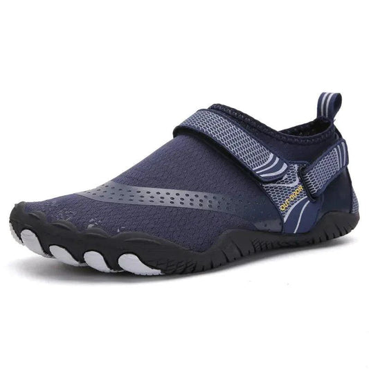 Mandotos breathable double buckle unisex water shoes with slip-on design, ideal for aquatic activities and quick drying.
