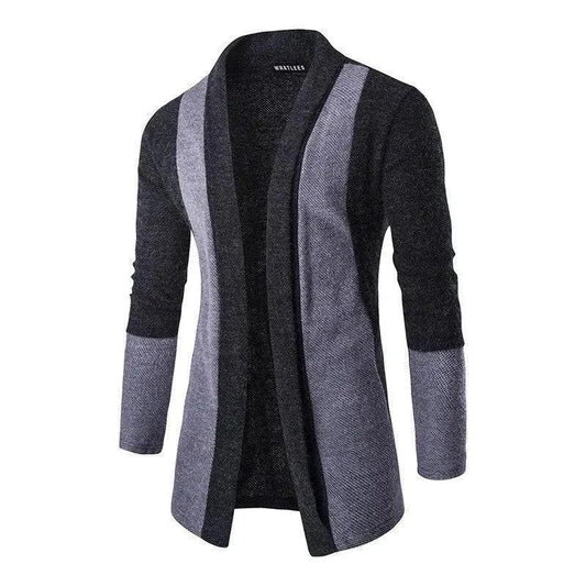 Mandotos men's cardigan sweater, casual knitwear coat with a button-up front, suitable for everyday men's clothing.