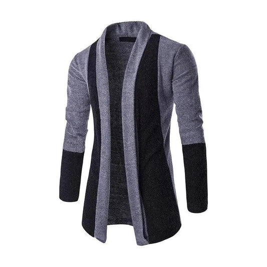 Mandotos men's casual cardigan sweater, knitwear coat with a relaxed fit, suitable for everyday wear and layering.
