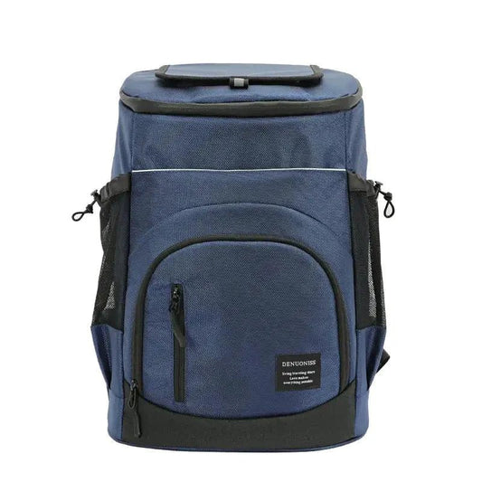 Mandotos ChillPack 33L travel cooler with insulated design, sturdy handle, and compact shape for portable cooling solutions.