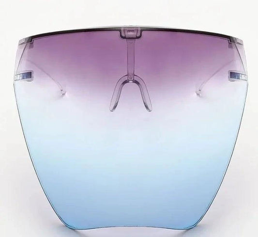 Mandotos ClearShield anti-spray eyewear with transparent lenses and adjustable arms for comfortable protection.