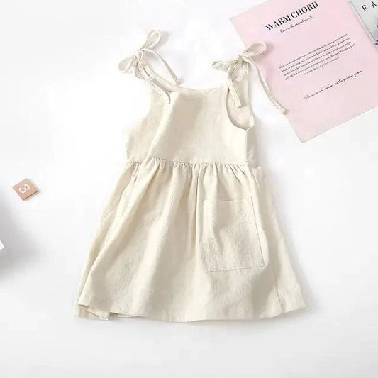 Cotton Chic Toddler Sundress by MANDOTOS featuring a lightweight, breathable design with pink floral patterns for warm weather.
