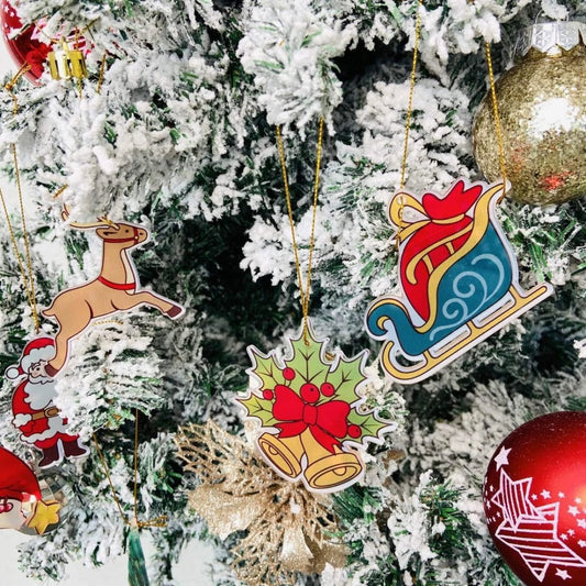 Mandotos Christmas car pendant hanging ornament for holiday decor, suitable for car and home decoration during festive seasons.