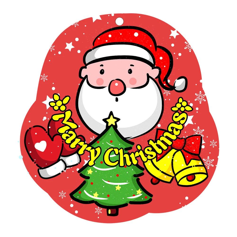 Mandotos Christmas car pendant hanging ornament for car and home holiday decoration with festive festive design.