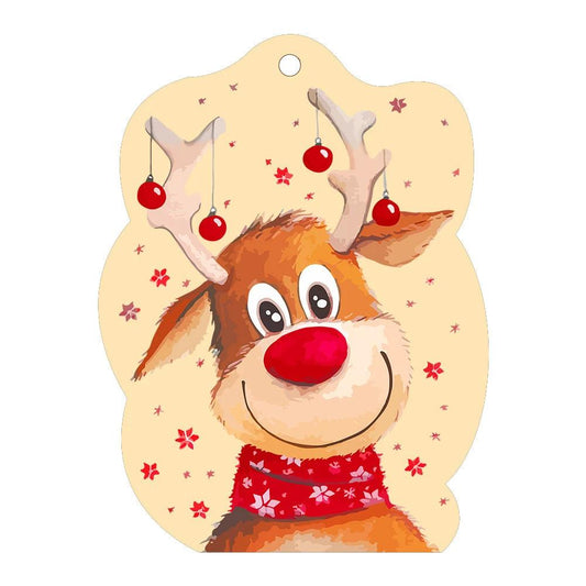 Mandotos Christmas car pendant hanging ornament for car and home holiday decoration with festive holiday design.