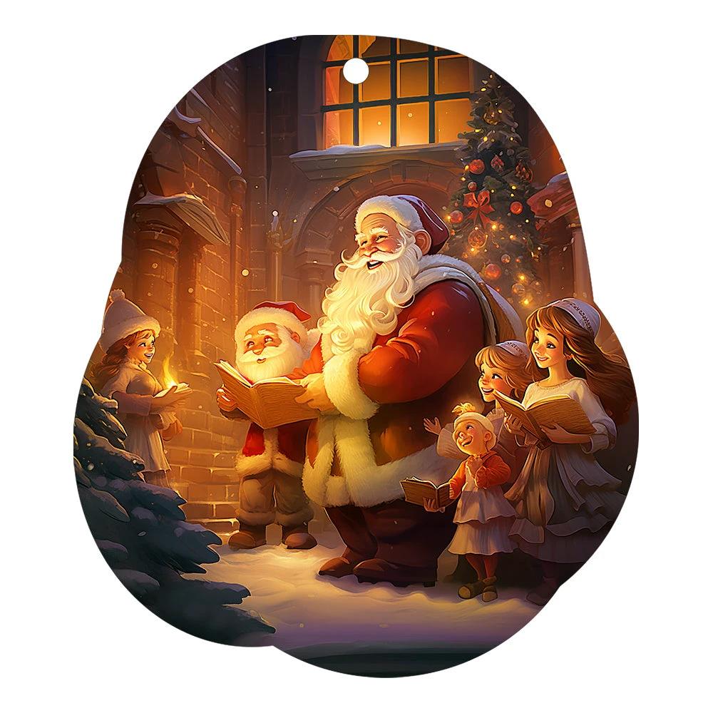 Mandotos Christmas car pendant hanging ornament for car and home holiday decoration, festive holiday decor with holiday-themed design.