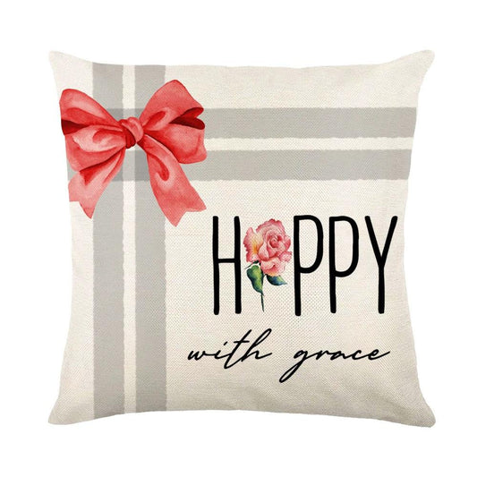 Mandotos Christmas pillow covers featuring snowflake stamping design, ideal for festive holiday decor.