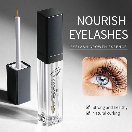 Mandotos eyelash growth serum with nourishing liquid for thick, curly lashes, deep root nourishment, and lash strengthening.