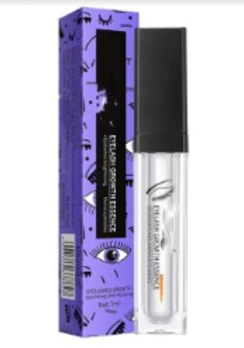 Mandotos eyelash growth serum bottle with applicator brush, designed to nourish and strengthen thick, curly lashes.