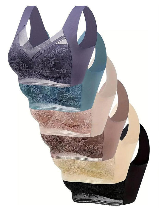 Mandotos Summer Breeze Ice Silk Seamless Bra offering ultra-comfort, breathable fit, and effortless style for everyday wear.