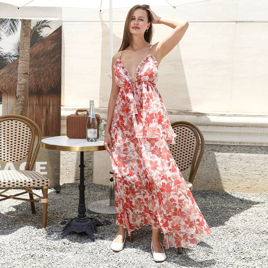 Women's simple fashion dress by MANDOTOS, featuring a sleek, casual design perfect for everyday wear.