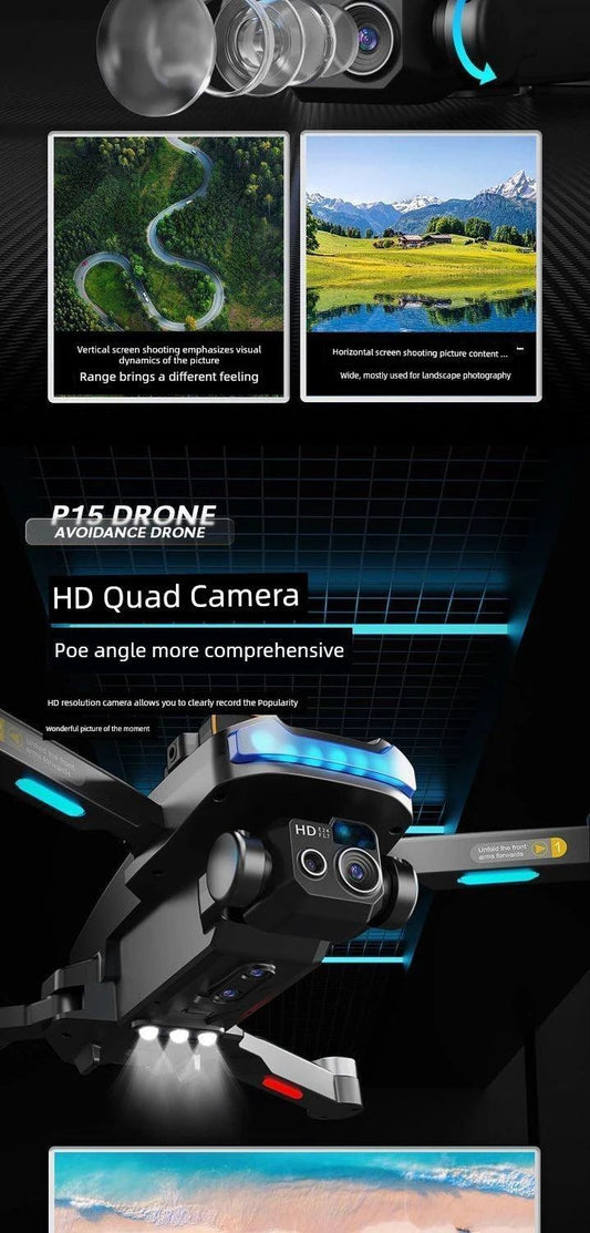 Mandotos HD drone for aerial photography, remote control quadcopter with camera and sleek design flying in the sky